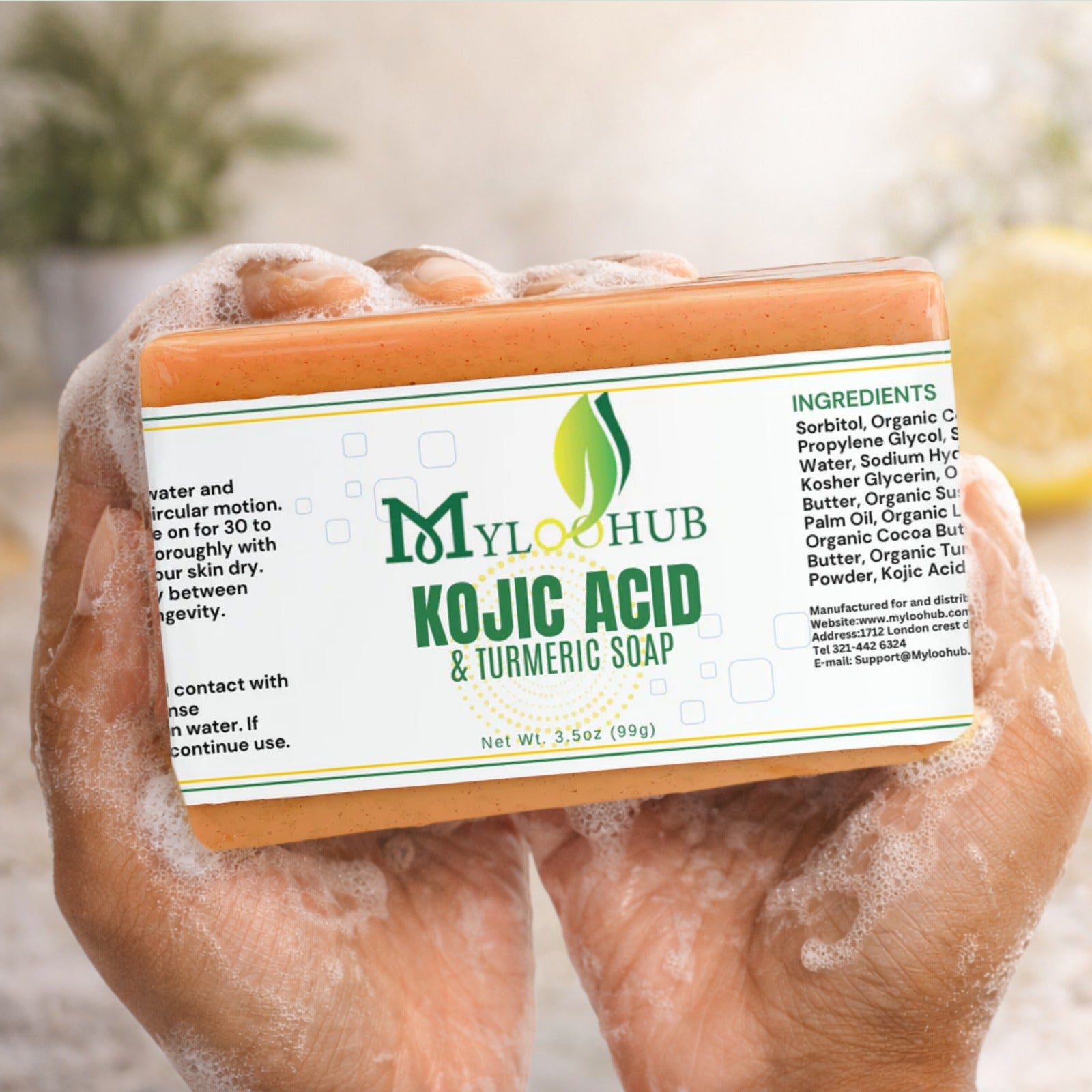 Kojic Acid & Turmeric Soap